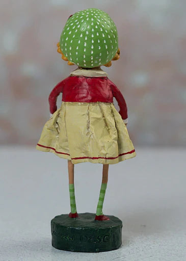 Holly Christmas Caroler Figurine by Lori Mitchell Quirks!