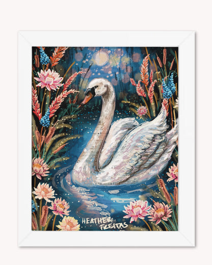 Serenity Swan Print
