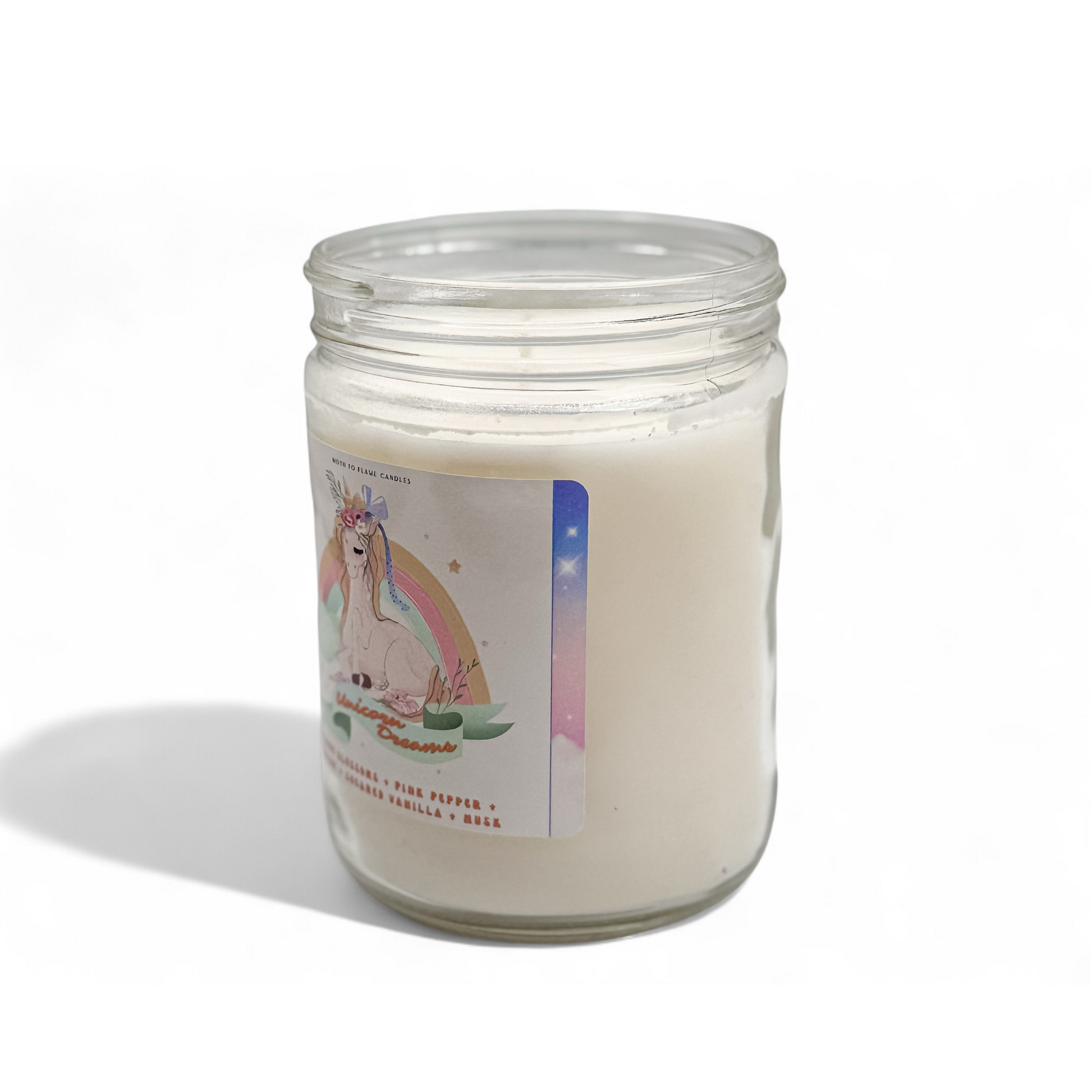 Unicorn Dreams – 7 oz Candle Moth to Flame Candles