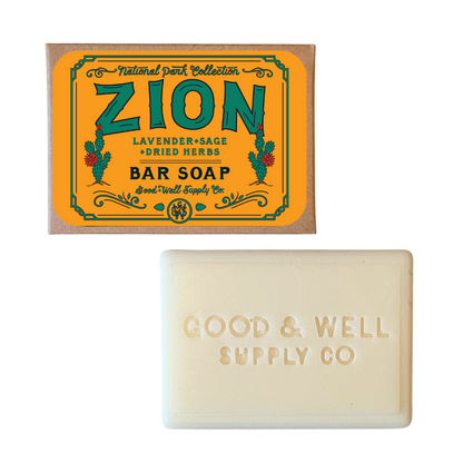 Zion National Park Bar Soap Good & Well Supply Co.