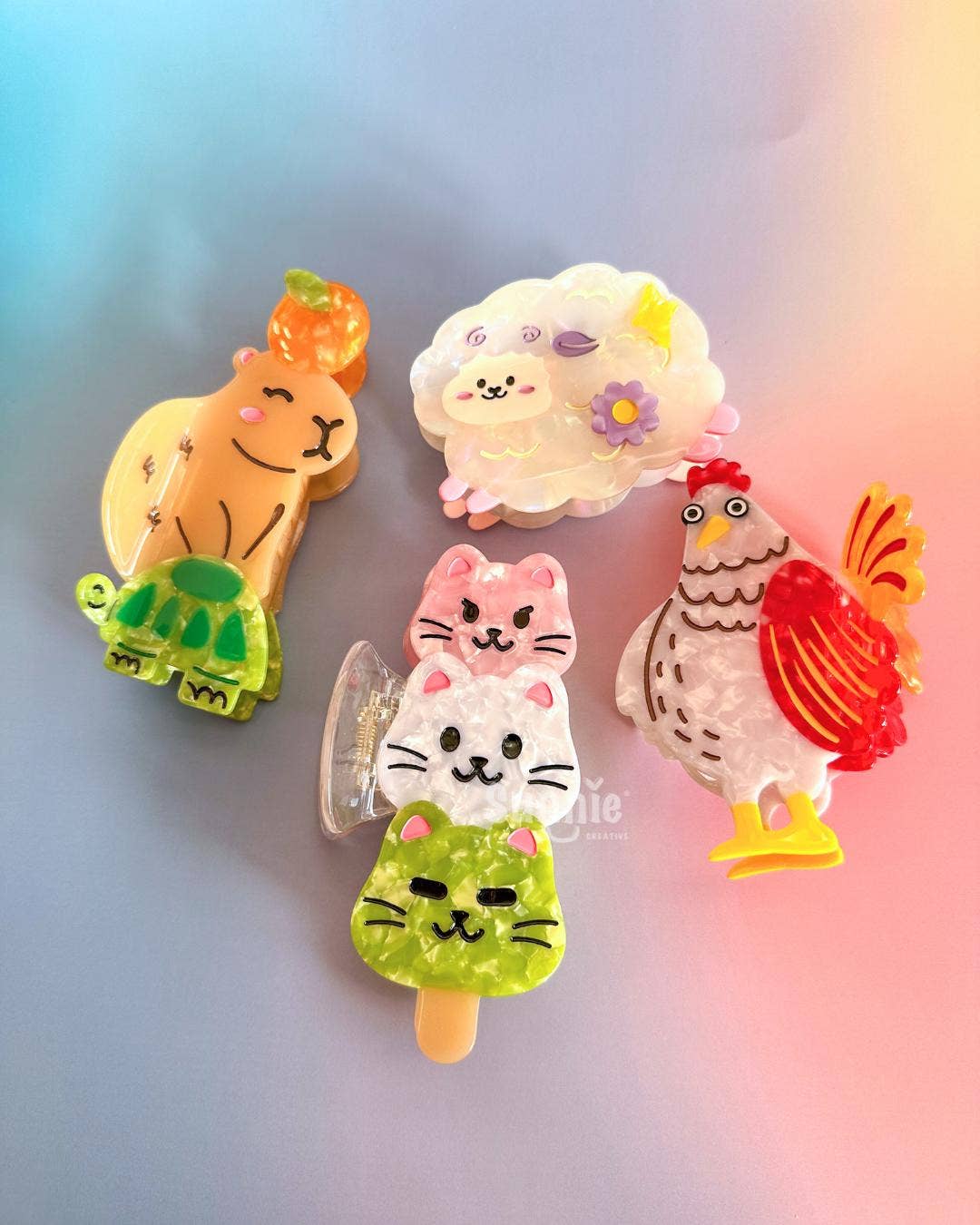 Nugget the Chicken Hair Claw Clip Quirks!