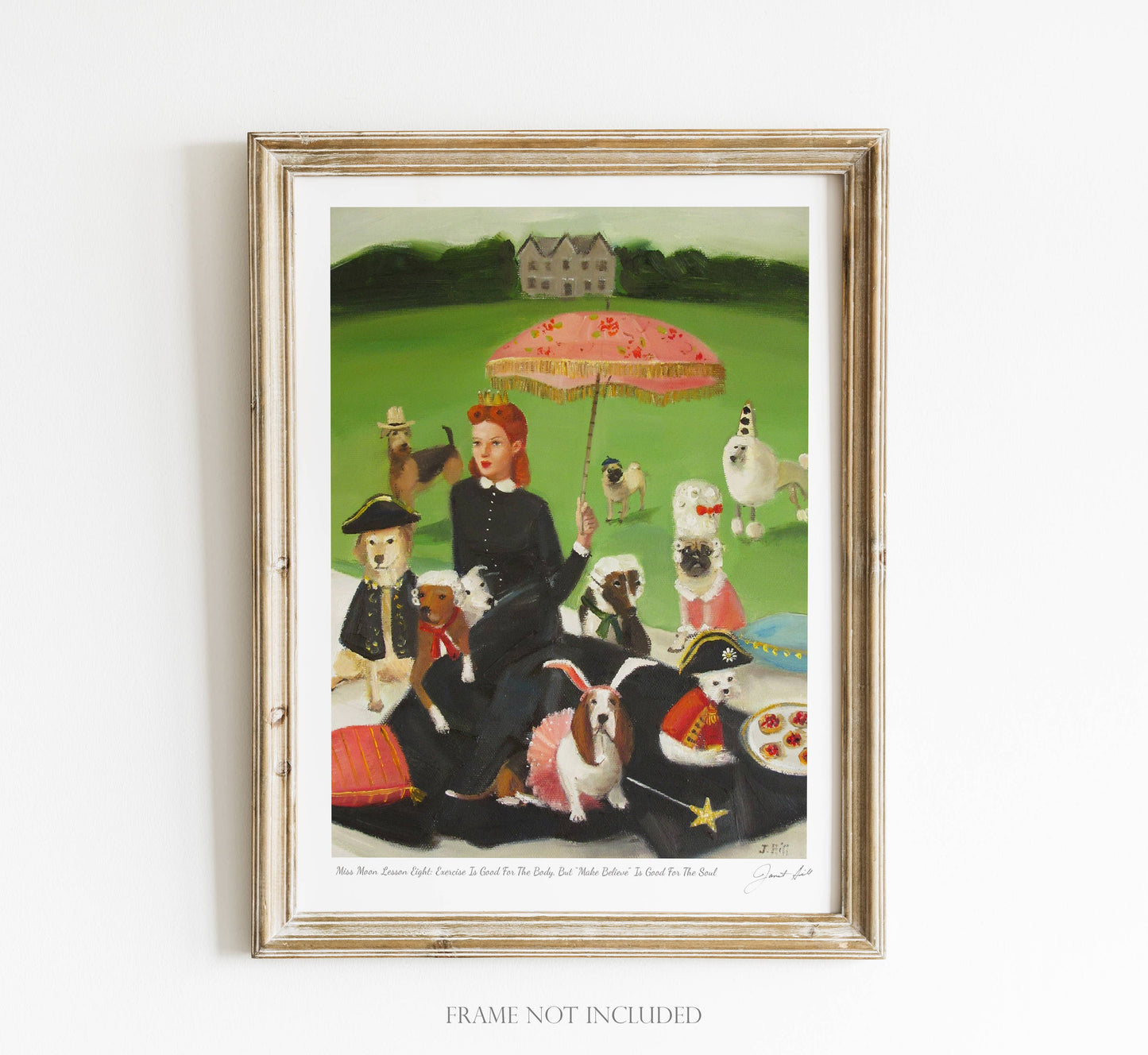 Miss Moon Lesson Eight - 8.5" X 11" Art Print Quirks!