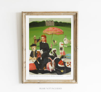 Miss Moon Lesson Eight - 8.5" X 11" Art Print Quirks!