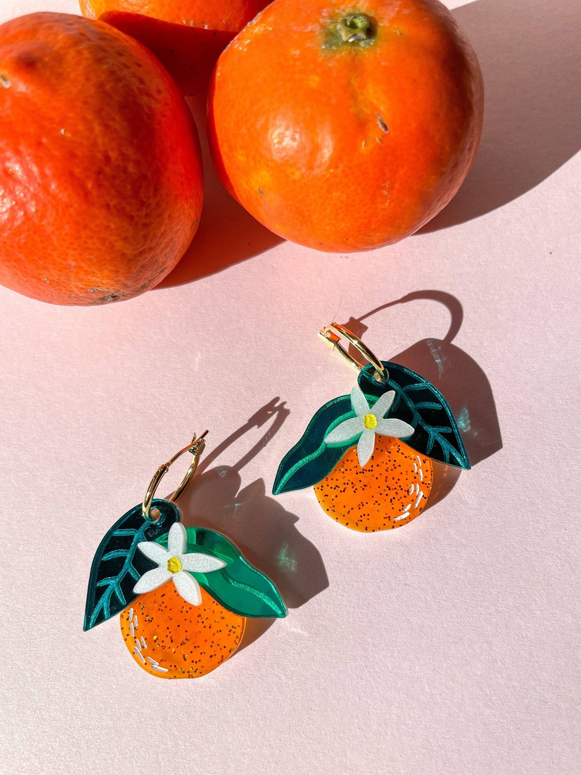 Orange Dangle Earrings Quirks!