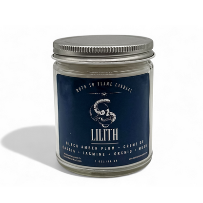 Lilith - 7 oz candle Moth to Flame Candles