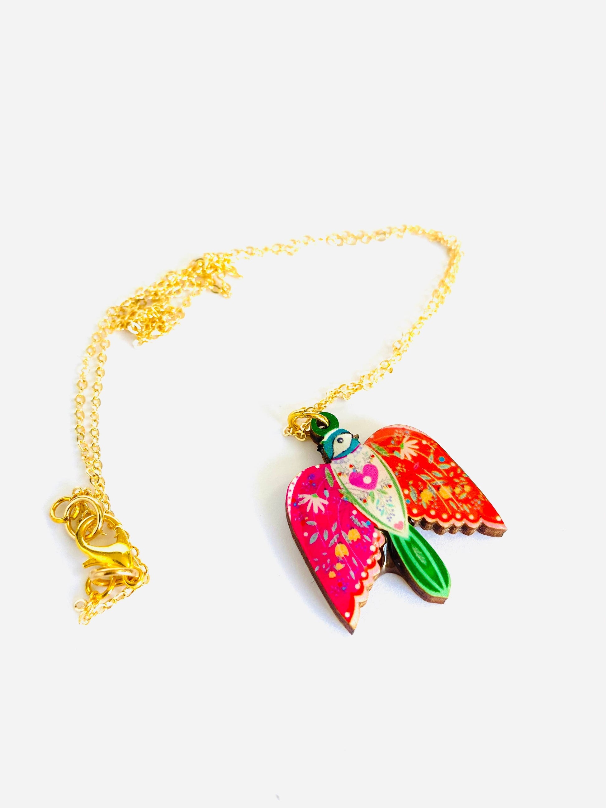 Pretty Bird in Flight Necklace by Rosie Rose Parker Quirks!