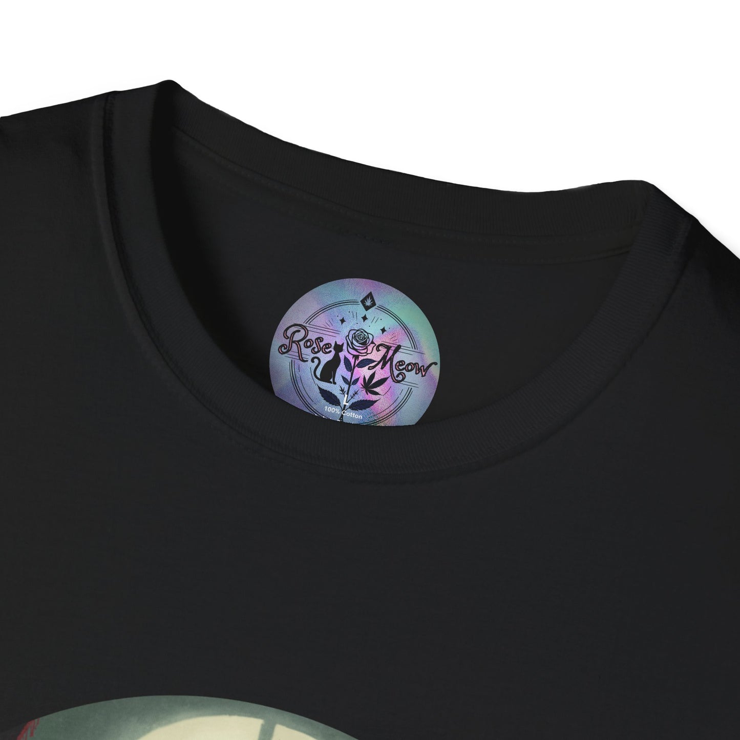 Spooky Beauties Rosy Faces Unisex Softstyle T-Shirt | Vintage Aesthetic Tee