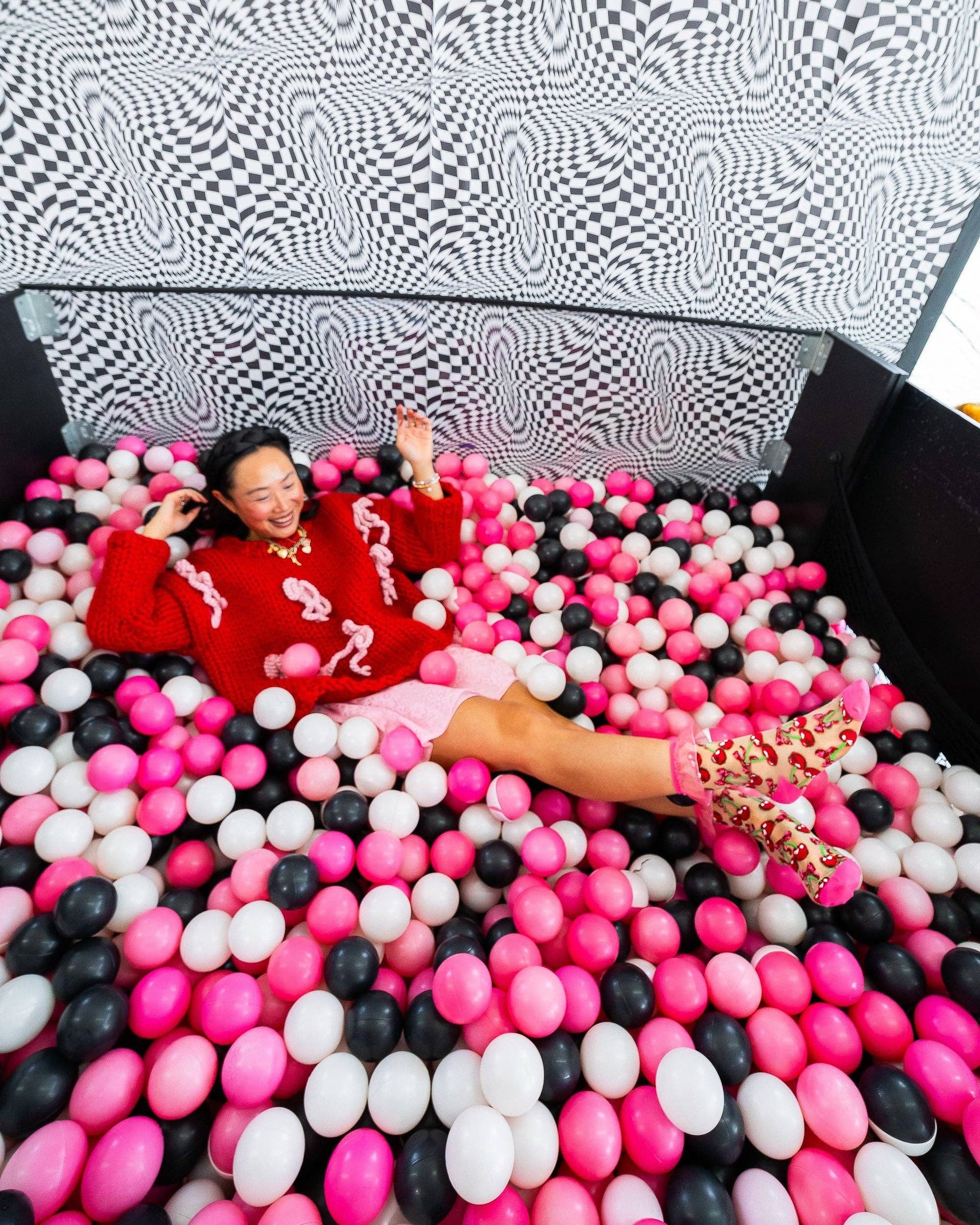 Cherry Bow Ruffle Sheer Crew Sock Quirks!