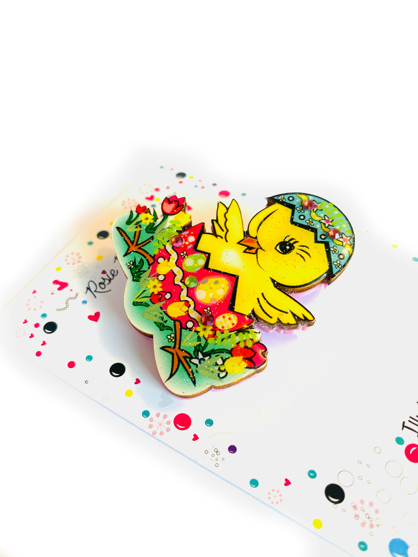 Benny the Easter Chick Brooch by Rosie Rose Parker Quirks!