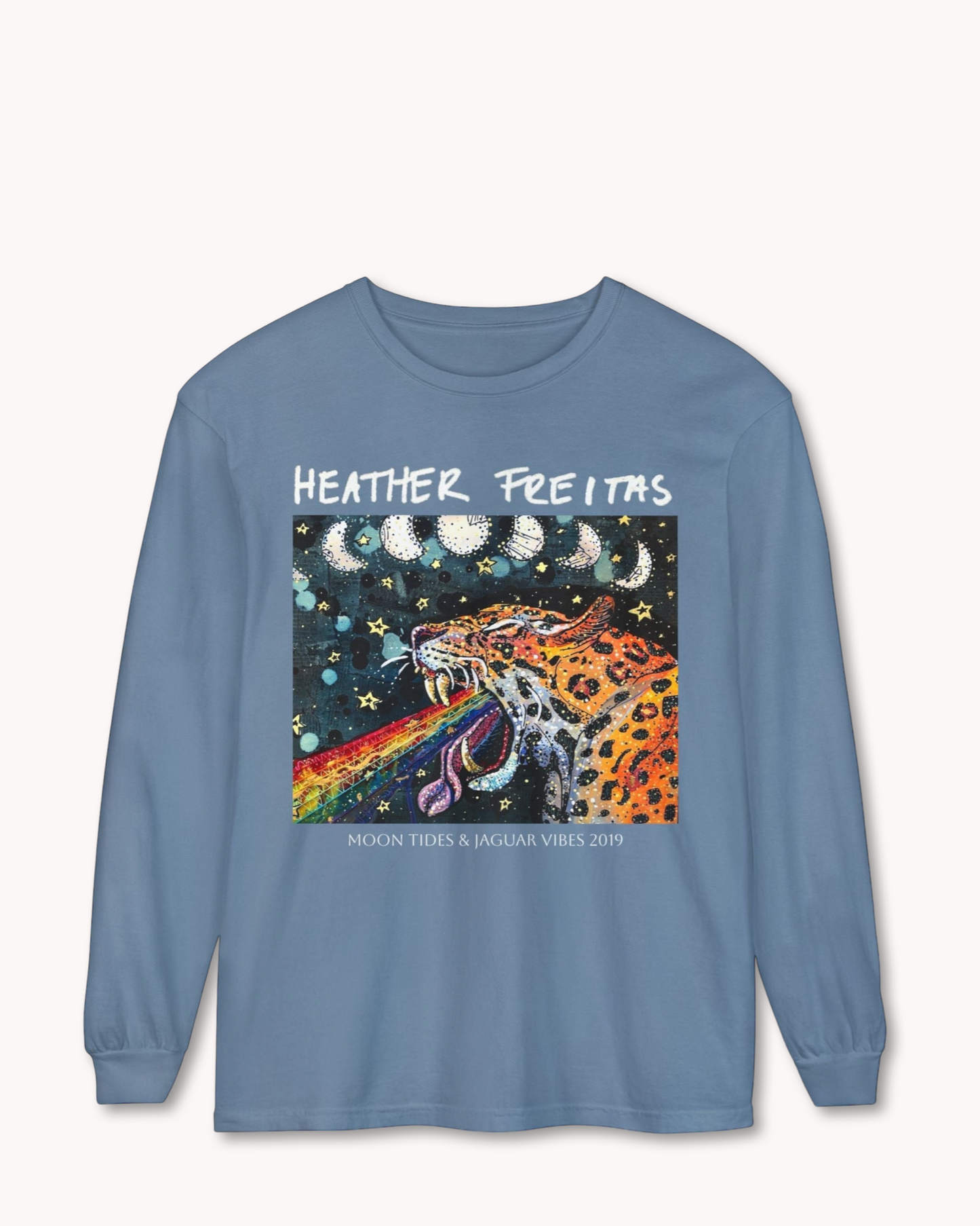Moon Tides & Jaguar Vibes Long Sleeve T-Shirt