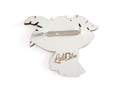 Mexican Catrina Brooch by Laliblue