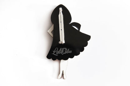 Death Girl Brooch by Laliblue