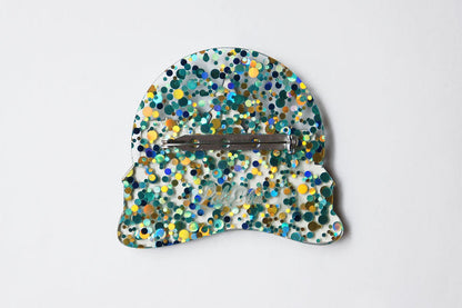 Christmas Market Brooch by Laliblue