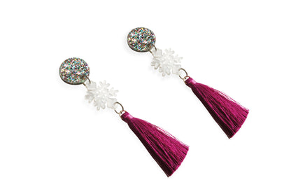Snow Star Earrings by Laliblue