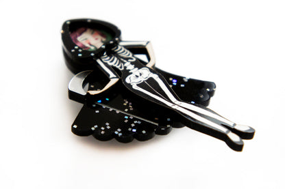 Death Girl Brooch by Laliblue