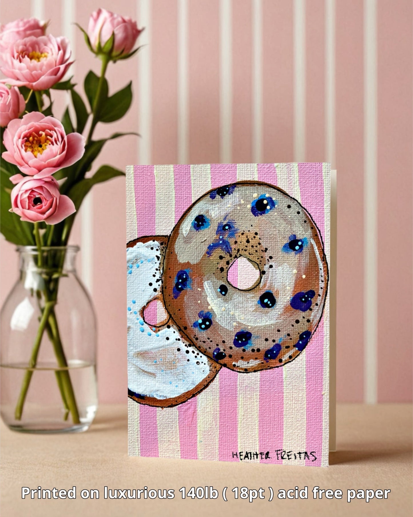 Bagel - Greeting Card / Fine Art Print