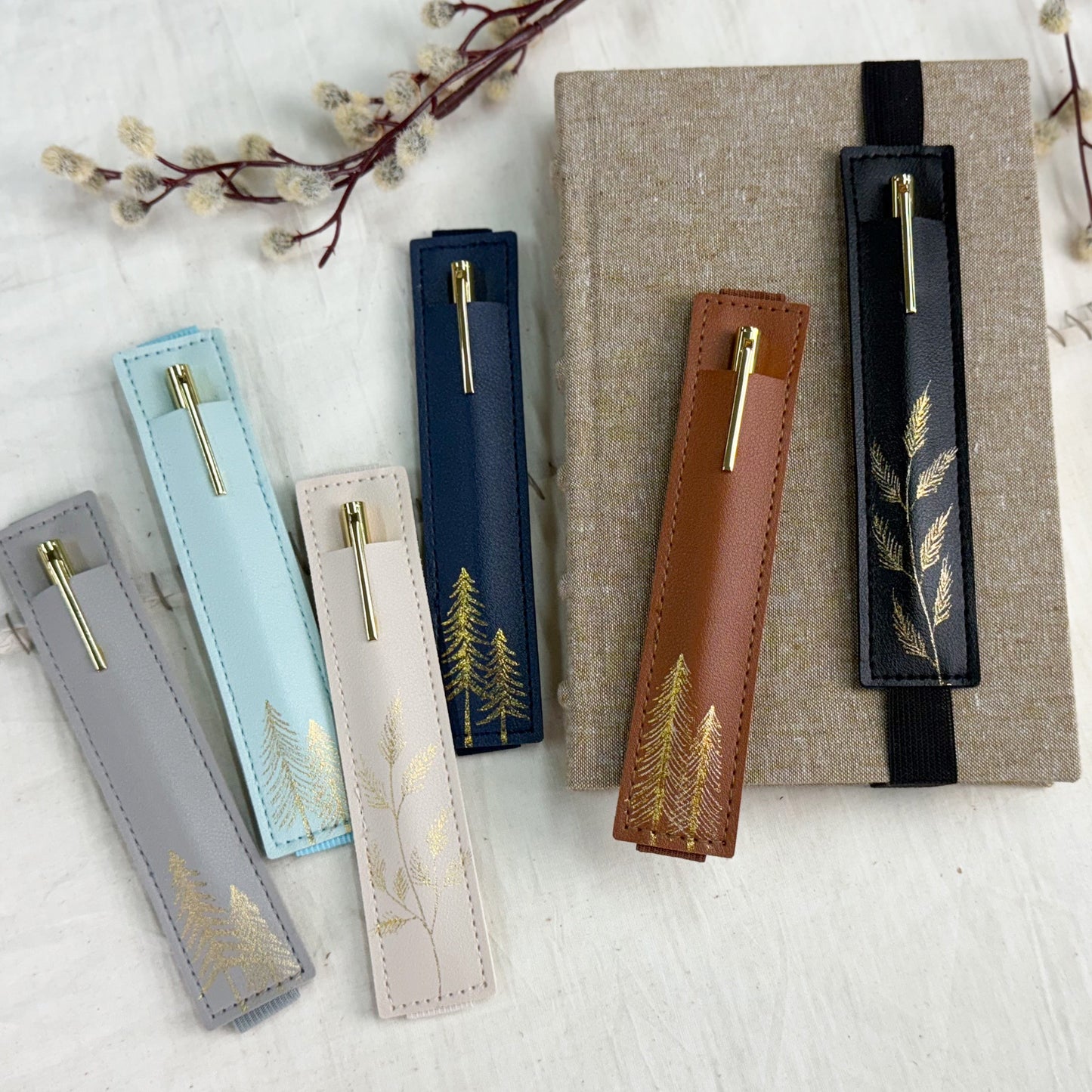 Elastic Pen Holder-Trees