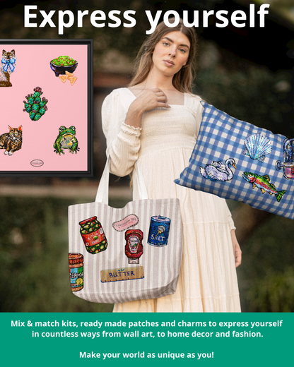 Bread & Butter Pickles Beaded Art Kit ( L 5 inch )