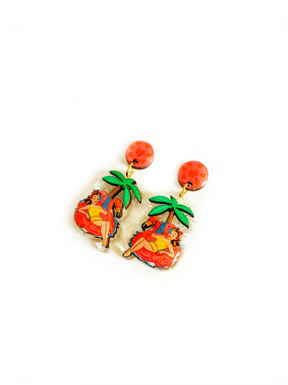 Frankie Tropicana Earrings by Rosie Rose Parker