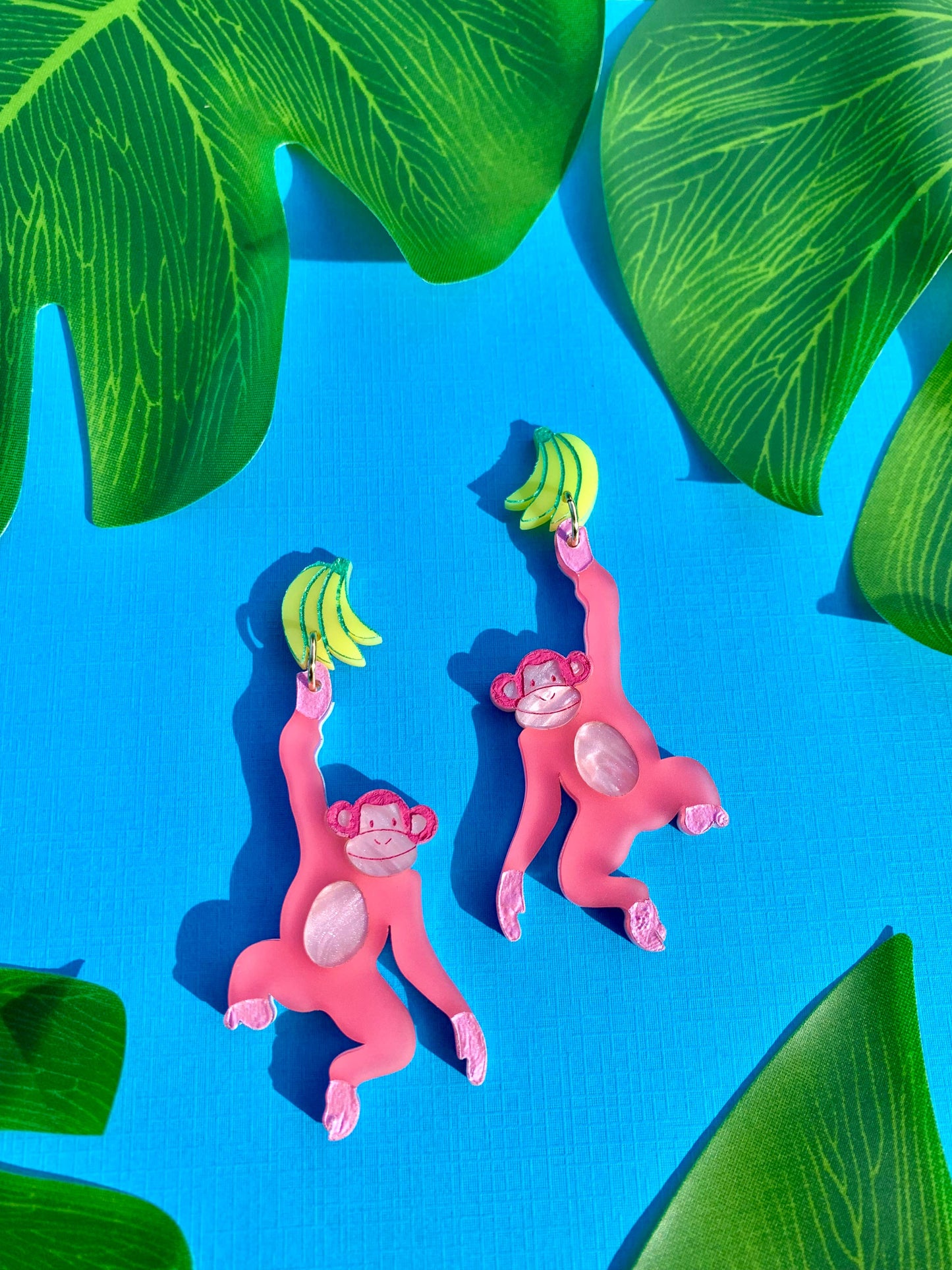 Monkey Business Acrylic Earrings Quirks!