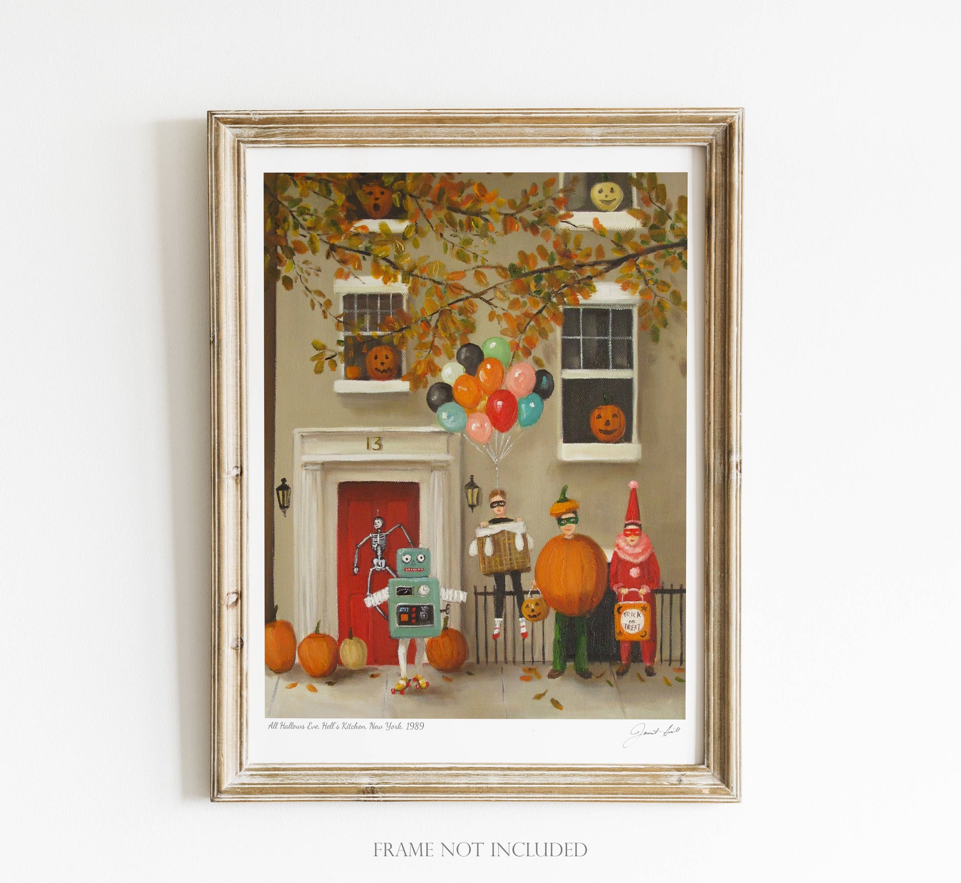 All Hallow's Eve, Hell's Kitchen Art Print- 8.5"x11" Quirks!