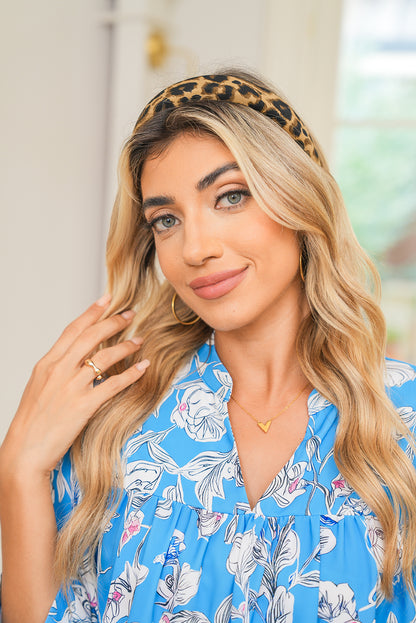 Thai Curry Leopard Print Headband