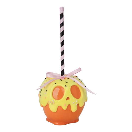 9in Orange Candy Apple by December Diamonds Quirks!