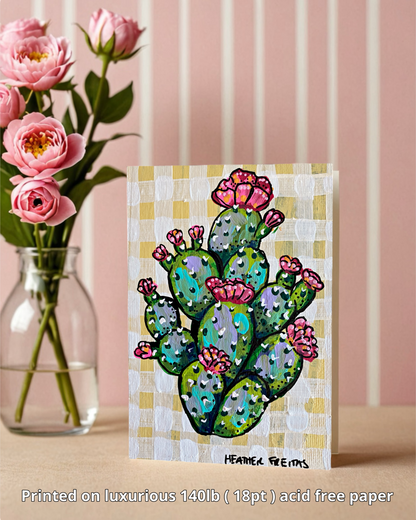 Cactus - Greeting Card / Fine Art Print