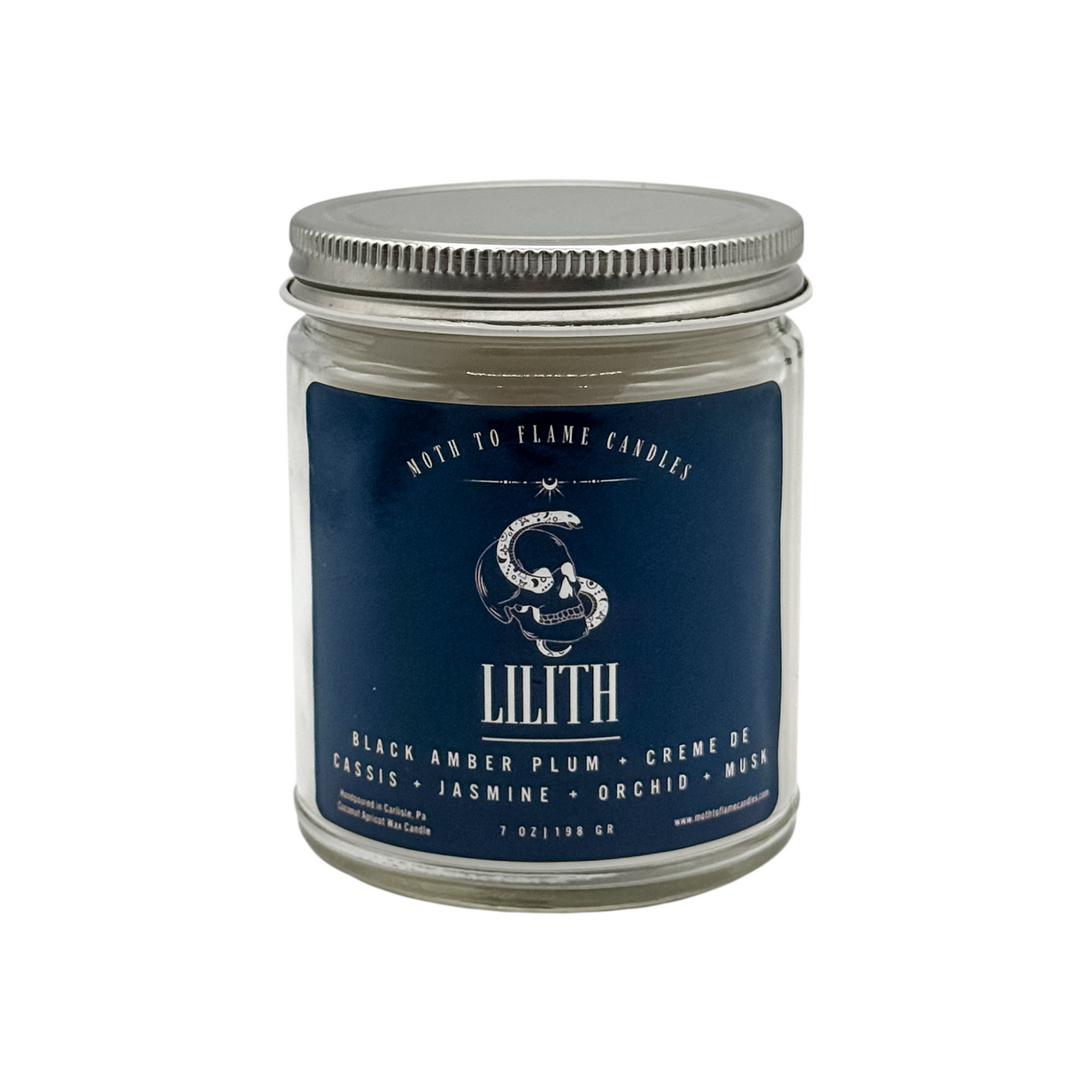 Lilith - 7 oz candle Moth to Flame Candles