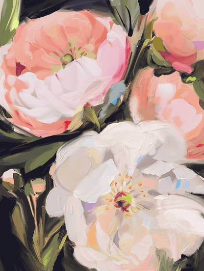 A Soft Blooming Art Print – Gentle & Serene Wall Decor