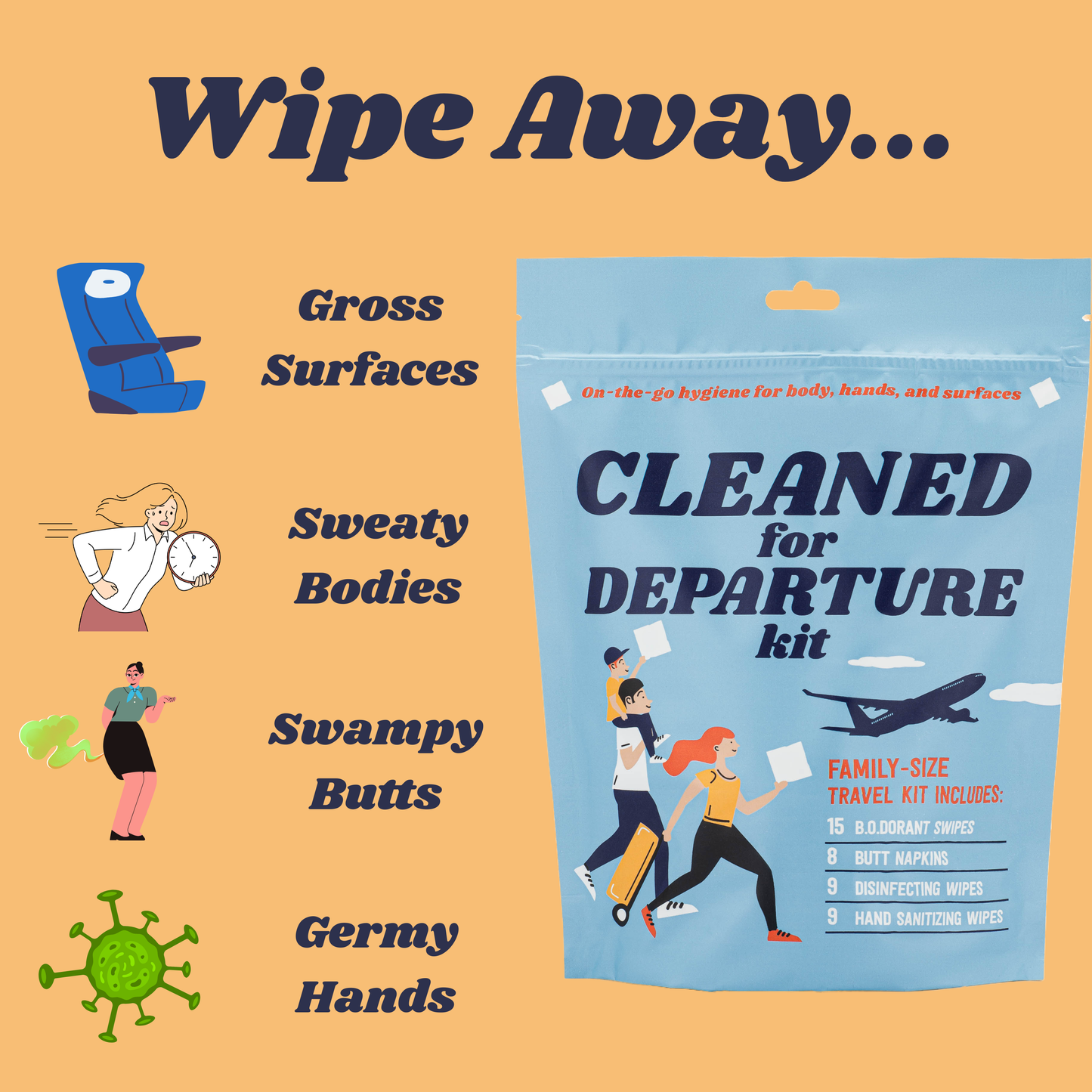 CLEANED FOR DEPARTURE KIT