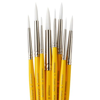 White Nylon 7950 Round Set, 8 pc