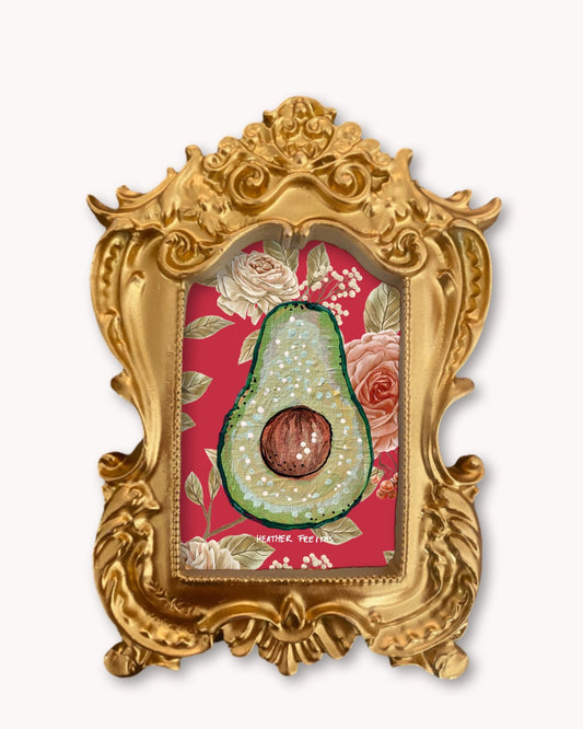Avocado - Mini framed print