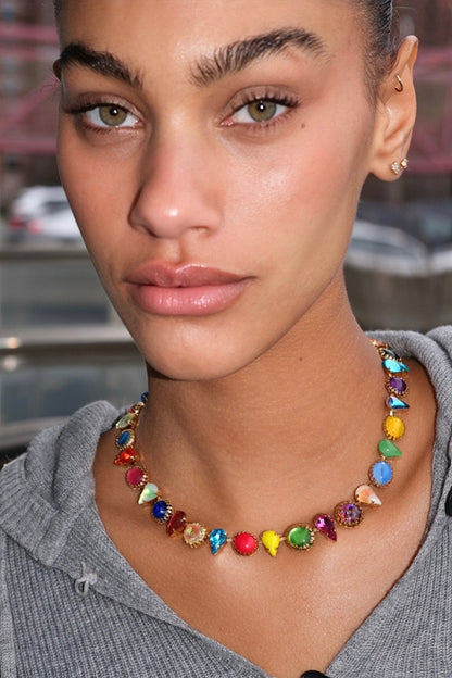 Layering Choker in Kaleidoscope (Gold)