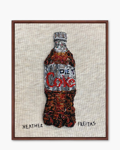 Diet Soda Beaded Artwork Heather Freitas