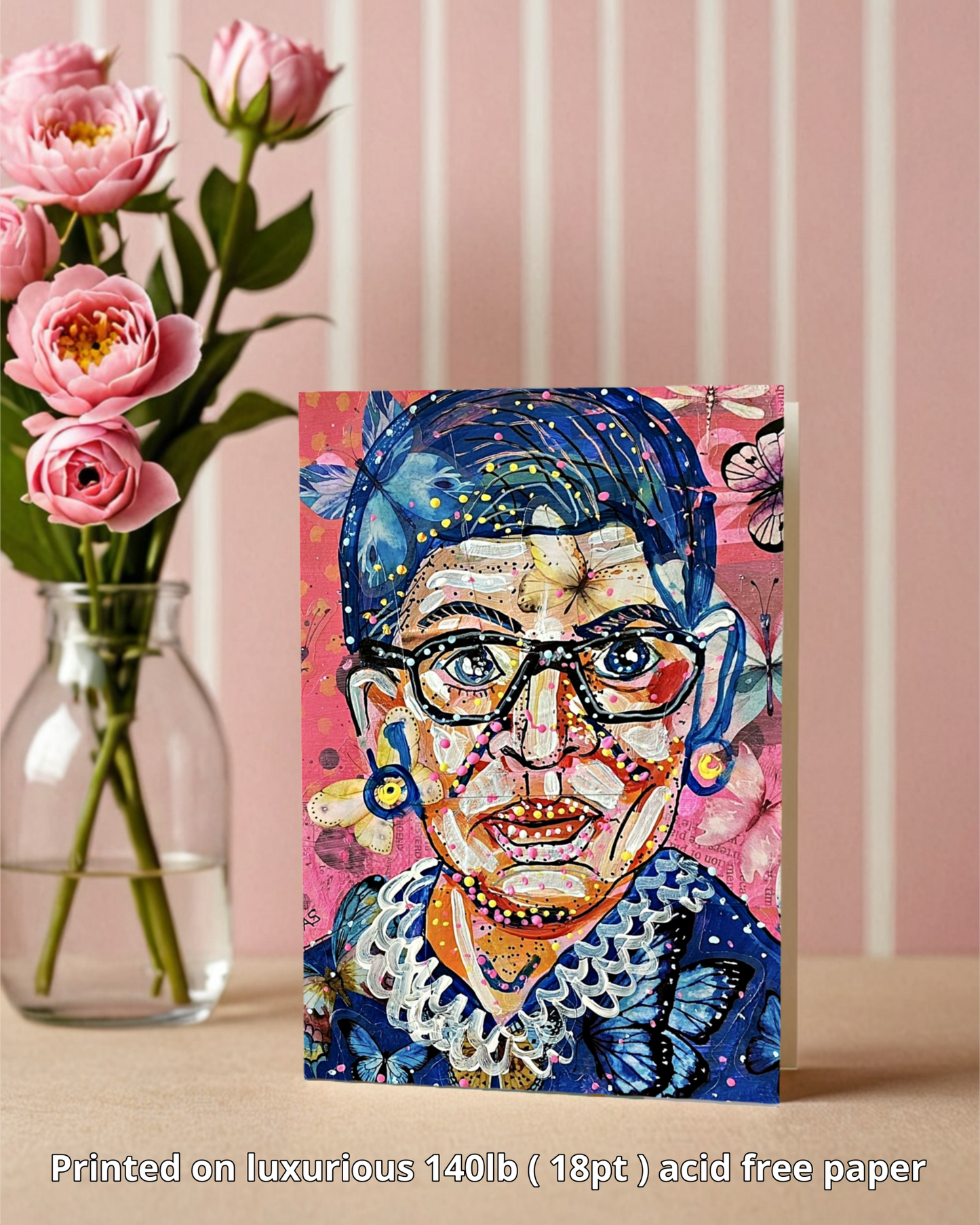 RBG Butterfly - Greeting Card / Fine Art Print