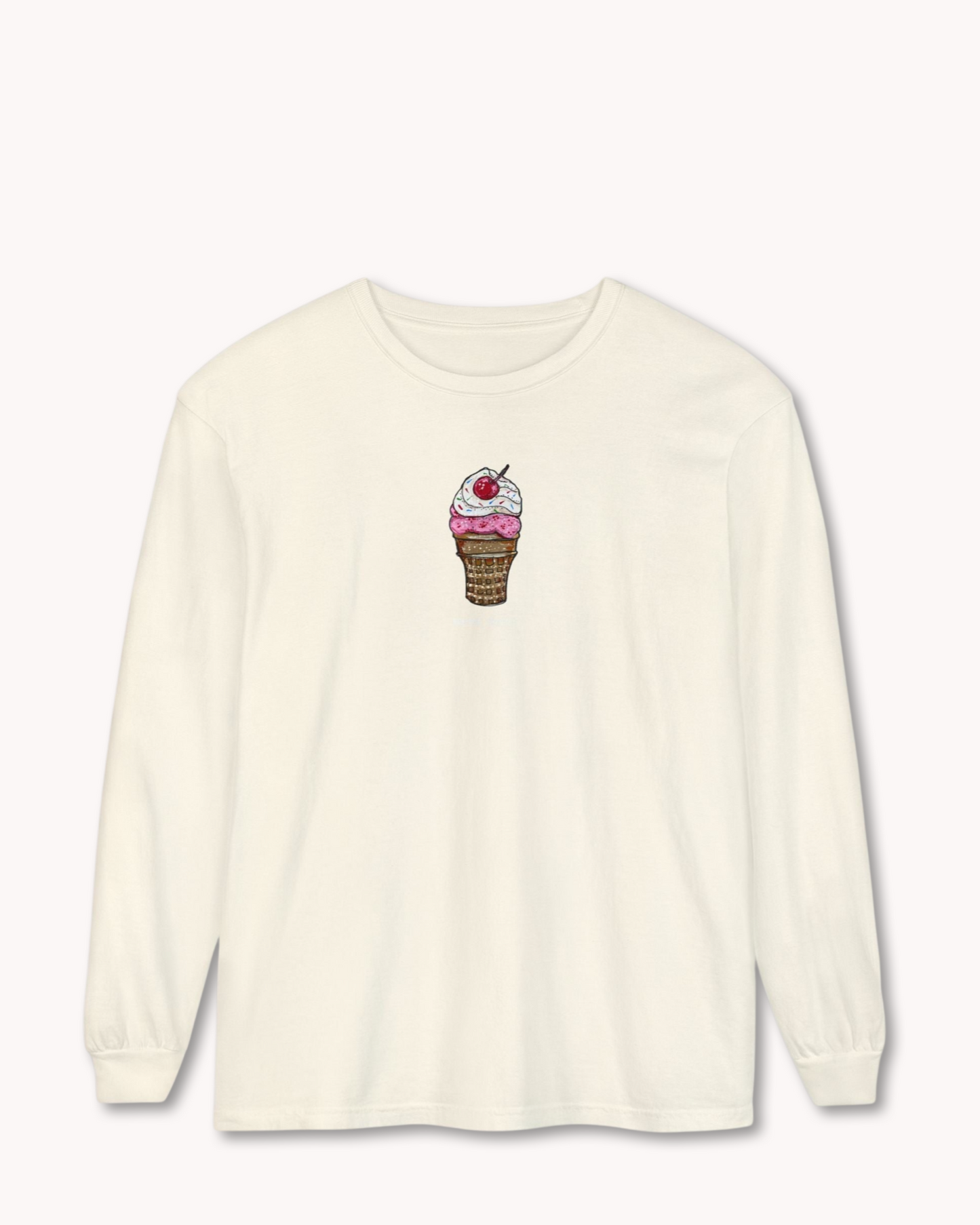 Strawberry Cone Long Sleeve T-Shirt