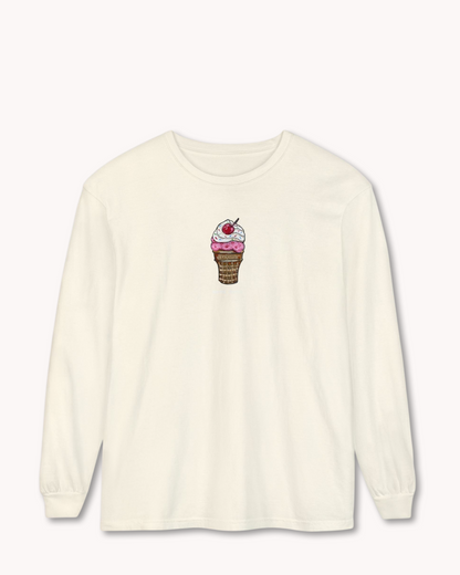 Strawberry Cone Long Sleeve T-Shirt