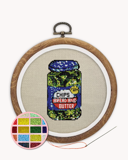Bread & Butter Pickles Beaded Art Kit ( L 5 inch )