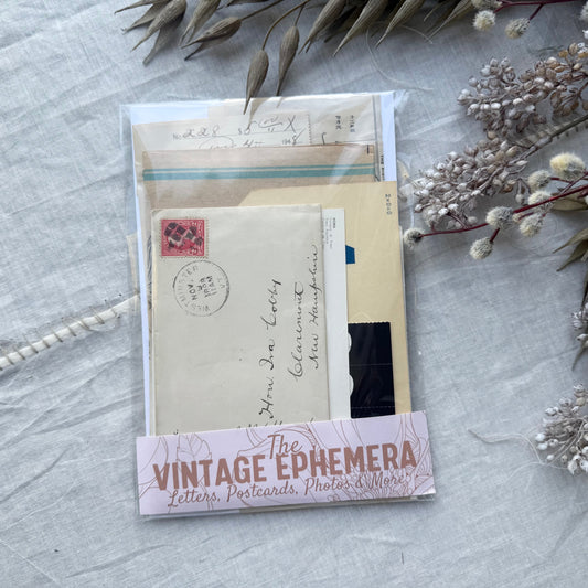 Assorted Vintage Ephemera Pack A House of Books