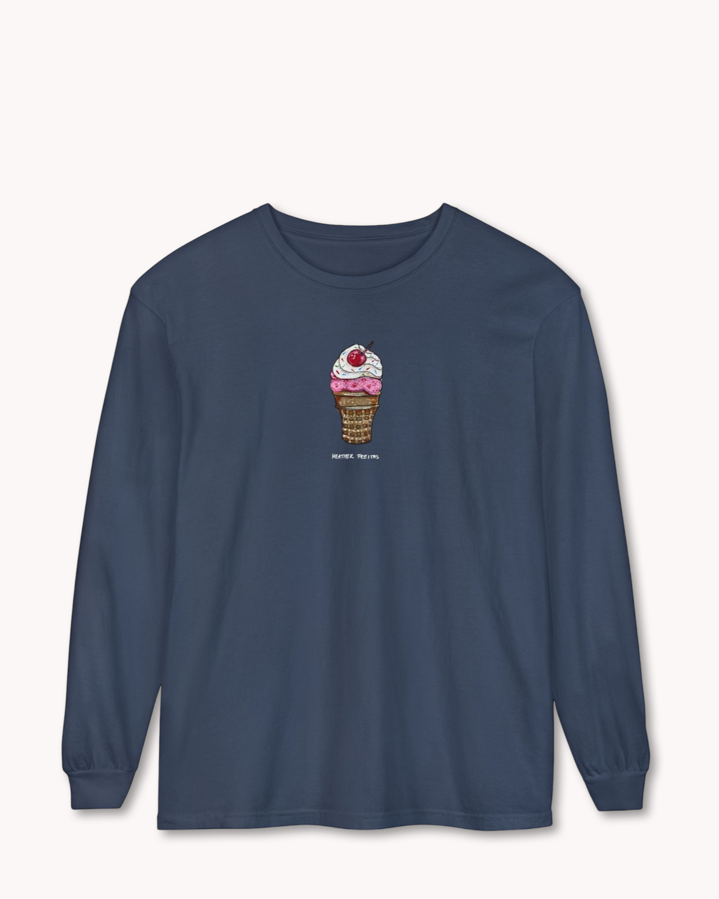 Strawberry Cone Long Sleeve T-Shirt