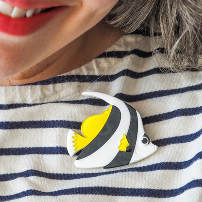 Bannerfish Brooch FREE GIFT With $95 PURCHASE by Erstwilder Quirks!