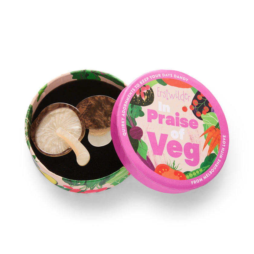 Mighty Mushie Brooch by Erstwilder Quirks!