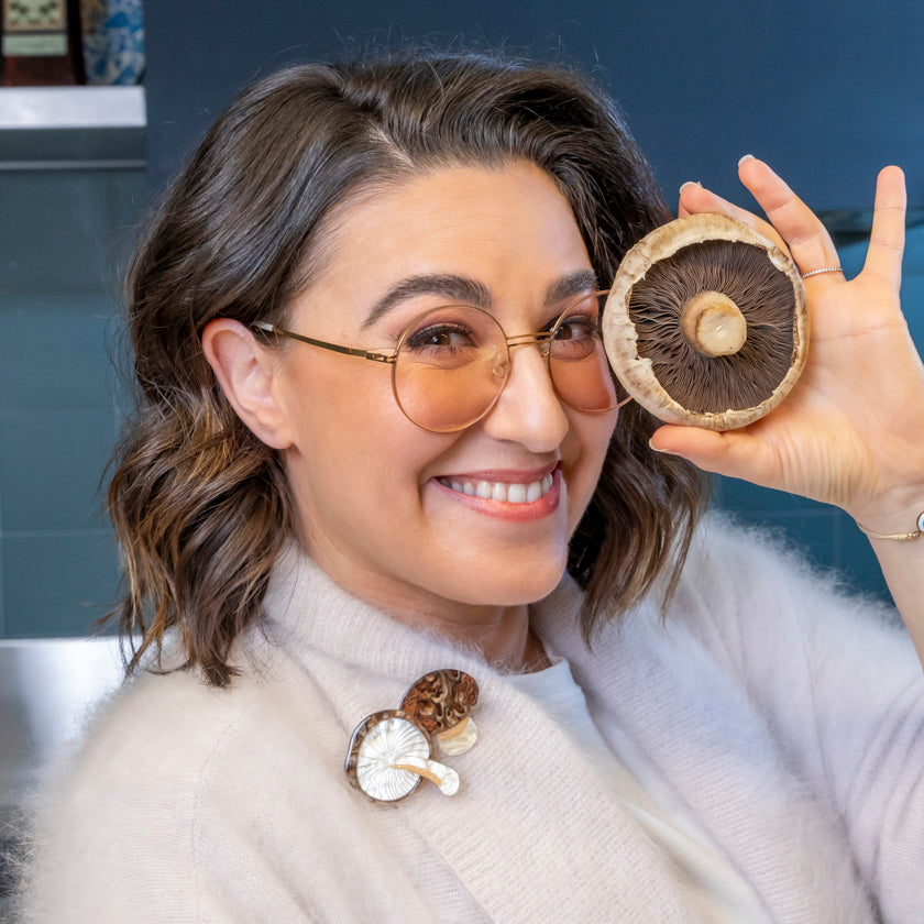 Mighty Mushie Brooch by Erstwilder Quirks!