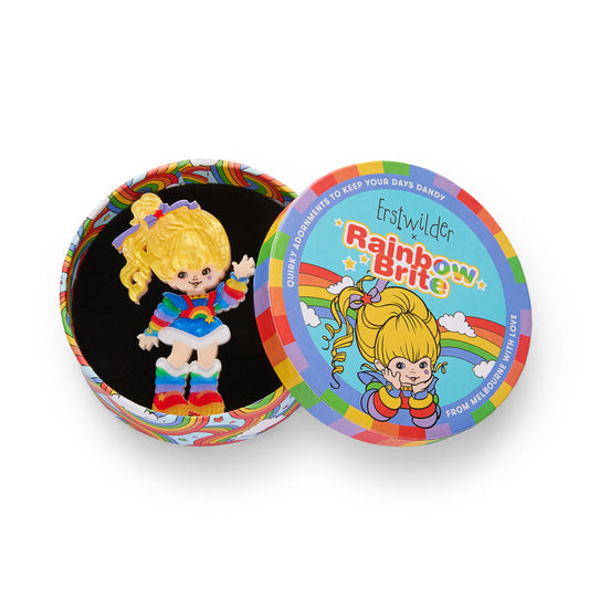 Rainbow Brite Says Hello Brooch by Erstwilder