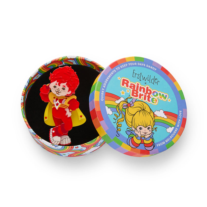 Red Butler Brooch Rainbow Brite x Erstwilder