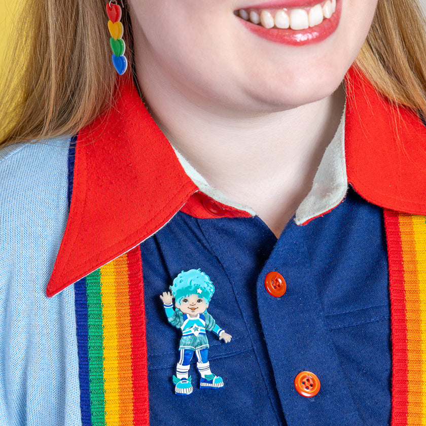 Buddy Blue Brooch Rainbow Brite x Erstwilder
