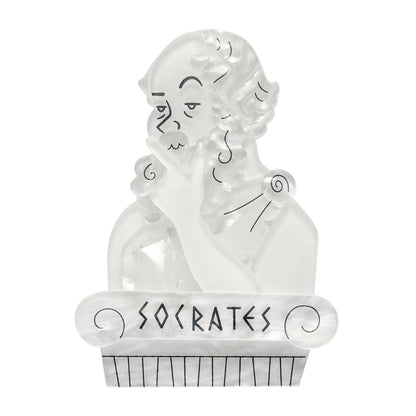 Socratic Method Brooch by Erstwilder