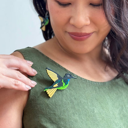 Dusky Starfrontlet Brooch by Erstwilder