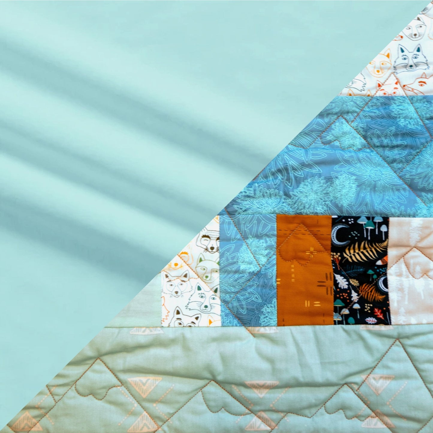 Bricks and Beams Quilt Kit - Timberline - Creative Freedom Collective